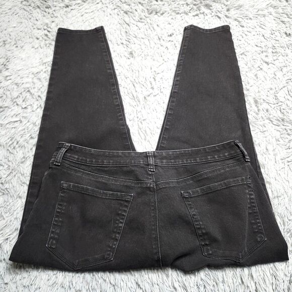 Style & Co Jeans Womens 14S Black Curvy‎ Skinny Leg Stretch Denim Pants Comfort - Picture 4 of 14